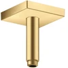 Image de hansgrohe Raccord plafond 100 mm, optique or brossé, carré