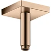 Image de hansgrohe Raccord plafond 100 mm, or rouge poli, carré
