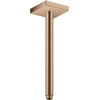 Image de hansgrohe Raccord plafond 300 mm, or rouge brossé, carré