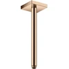 Image de hansgrohe Raccord plafond 300 mm, or rouge poli, carré