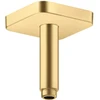 Image de hansgrohe Deckenanschluss softsquare Axor 100 mm, optique or brossé, carré