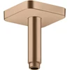 Image de hansgrohe Axor Raccord plafond softsquare 100 mm, or rouge brossé, carré