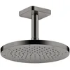 Image de hansgrohe AXOR ShowerSolutions raccord de douche au plafond, 100mm, DN15, 26965330, Couleur: Polished Black Chrome