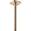 Image de hansgrohe Axor Raccord plafond softsquare 300 mm, or rouge poli, carré
