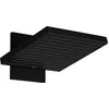 Image de hansgrohe Pulsify E - Douche de tête économie d'eau 8 l/min (EcoSmart), Douche de pluie carrée (260 x 260 mm), avec bras de douche, Pommeau de douche avec 2 types de jet pour montage au mur, Noir mat