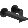 Image de hansgrohe Kit de montage Rebris E Mitigeur lavabo encastré, bec 200 mm, noir mat