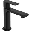 Image de Hansgrohe Mitigeur de Lavabo Rebris E, Hauteur Sous Bec 110 mm, Économie D'Énergie (Coolstart), Robinet Lavabo sans Tirette Ni Vidage, Noir Mat, 72560670