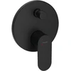 Image de hansgrohe Kit de montage Rebris S UP-WA.-EHM, 2 voies, avec commande, noir mat