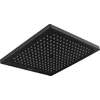 Image de hansgrohe Crometta E - Douche de tête économie d'eau 6,5 l/min (EcoSmart), Douche pluie carrée (240 x 240 mm), Pommeau de douche avec 1 type de jet pour montage au mur/plafond, Noir mat, 26727670