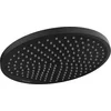 Image de hansgrohe Crometta S - Douche de tête économie d'eau 6,5 l/min (EcoSmart), Douche pluie ronde (240mm), Pommeau de douche avec 1 type de jet pour montage au mur/plafond, Noir mat, 26724670