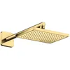 Image de Hansgrohe AXOR ShowerSolutions pomme de douche 245/185, 1 type de jet, économie deau, 35374, Coloris: Optique en or poli