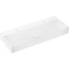 Image de Hansgrohe Xevolos E lavabo à poser, sans trop-plein, poncé, SmartClean, 1200x480mm, avec vidage, blanc, 6110, Exécution: 2 trous de robinet