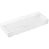 Image de hansgrohe Xevolos E lavabo, sans trop-plein, 1200x480mm, SmartClean, non poli, avec garniture découlement, 61105450, Exécution: sans trou de robinet