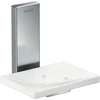 Image de hansgrohe Axor Uni. Plateau rectangulaire en verre, montage mural, chrome