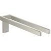 Image de hansgrohe HTH Axor Uni. Rectangulaire 380mm, 2 trous, fixe, aspect acier inoxydable