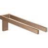 Image de hansgrohe HTH Axor Uni. Rectangulaire 380 mm, 2 bras, fixe, brossé r gol