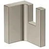 Image de AXOR Crochet porte-serviettes rectangulaire universel en nickel brossé, 42611820