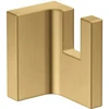 Image de hansgrohe Axor Uni Rectangular Porte-serviettes mural, optique or brossé