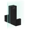 Image de hansgrohe Axor Uni Porte de douche rectangulaire noir mat