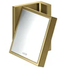 Image de hansgrohe Axor Uni. Miroir de rasage rectangulaire inclinable, mural, or poli