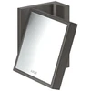 Image de hansgrohe Axor Uni. Miroir de rasage rectangulaire inclinable, montage mural, chrome noir brossé