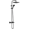 Image de hansgrohe S-Pipe 240 Vernis Shape EcoSm. avec thermostat, 1 jet, 8,7 l/min, noir mat