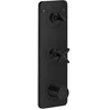 Image de hansgrohe AXOR Citterio E module thermostat encastré 38 x 12 pour 2 consommateurs, 36703670, Couleur: noir mat