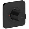 Image de hansgrohe Ensemble prêt à poser Axor Citterio E Thermostat encastré 120x120mm, noir mat