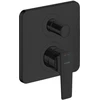 Image de hansgrohe Axor Citterio E Ensemble complet Mitigeur bain encastré, noir mat