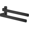 Image de hansgrohe Porte-serviettes Axor universel 409 mm, 2 bras, pivotant, noir mat
