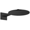 Image de hansgrohe AXOR ShowerSolutions pomme de douche 300 1 jet, raccord mural, bras de douche 450 mm, 35300670, Couleur: noir mat