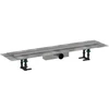 Image de hansgrohe Caniveau de douche RainDrain Compact 800 mm, set, pour installation standard, ES courbé