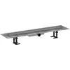 Image de hansgrohe RainDrain Compact - Caniveau de douche linéaire 800 mm à carreler, Siphon de sol pour une installation à faible, avec hauteur d'encastrement 43 mm, 56167000