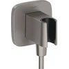 Image de hansgrohe Raccord mural Fixfit Q softsqua, avec douchette, brosse bleue chrome