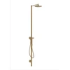 Image de hansgrohe Nature Colonne de douche Axor Starck avec pomme de tête, douchette, bronze brossé
