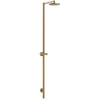 Image de hansgrohe Nature Colonne de douche Axor Starck avec pomme de tête, sans douchette, bronze brossé