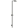 Image de hansgrohe Nature Colonne de douche Axor Starck avec pomme de tête, sans douchette, chrome brossé bleu