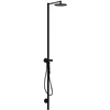 Image de hansgrohe Axor Starck kit colonne de douche, douche de tête 240 1jet, avec thermostat, montage apparent, 12672, Coloris: Noir Mat