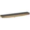 Image de hansgrohe Raccord mural Rainfinity avec support de douche gauche et tablette, bronze brossé