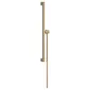 Image de hansgrohe Unica E Puro - Barre de douche 65 cm avec flexible de douche 160 cm et support de douche, Bronze brossé