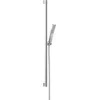 Image de hansgrohe Pulsify E - Set de douche économie d'eau (EcoSmart+), Ensemble de douche avec douchette 5 l/min, barre de douche 90cm, flexible de douche 160cm et support, Pommeau de douche, Chromé