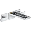 Image de hansgrohe Axor MyEdition Set complet Robinet lavabo 3 trous, mural, sans plaque, chrome