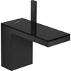Image de hansgrohe Mitigeur lavabo monocommande 110 Axor MyEdition A 150 mm, avec vidage poussoir, avec plaque, blanc mat/brillant noir