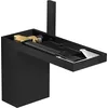 Image de hansgrohe AXOR MyEdition 47032 Mitigeur de lavabo monocommande avec bonde Push-Open, sans plaque, saillie 150 mm, couleur : noir mat