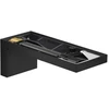 Image de hansgrohe Axor MyEdition Bec de baignoire 176 mm, montage mural, sans plaque, noir mat