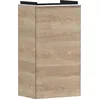 Image de Hansgrohe Xelu Q Meuble sous-lavabo, 340x245 pour Lave-Mains, 1 Porte, charnières à Gauche, 54013700, Couleur: Meuble chêne Naturel/poignée Blanc Mat