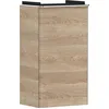 Image de Hansgrohe Xelu Q Meuble sous-lavabo, 340x245 pour Lave-Mains, 1 Porte, charnières à Gauche, 54013000, Couleur: Meuble chêne Naturel/poignée Chrome