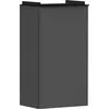 Image de Hansgrohe Xelu Q Meuble sous-lavabo, 340x245 pour Lave-Mains, 1 Porte, charnières à Gauche, 54012670, Couleur: Meuble Gris Diamant Mat/poignée Noir Mat
