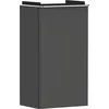 Image de Hansgrohe Xelu Q Meuble sous-lavabo, 340x245 pour Lave-Mains, 1 Porte, charnières à Gauche, 54012000, Couleur: Meuble Gris Diamant Mat/poignée Chrome