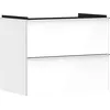 Image de Hansgrohe Xelu Q Meuble sous-lavabo, 780x475, 2 tiroirs, pour lavabo, 54027000, Couleur: Meuble Blanc Brillant/poignée chromée
